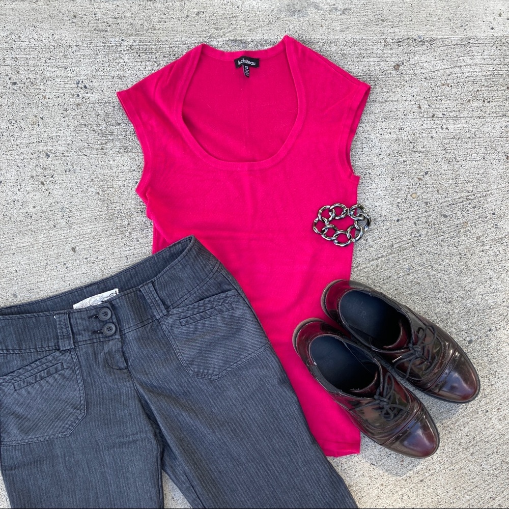 Le Chateau pink shirt, size xs